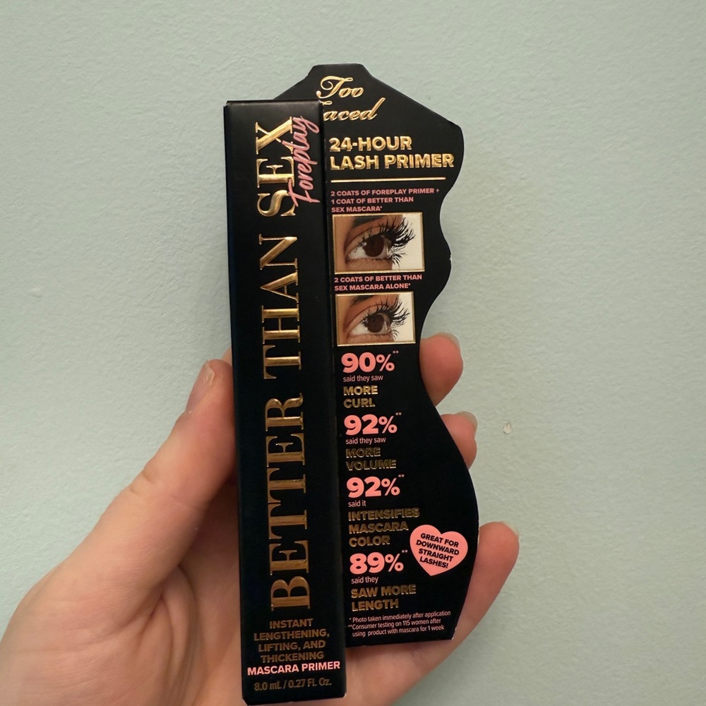 Too Faced Better Than Sex Lash Primer - Black and Gold